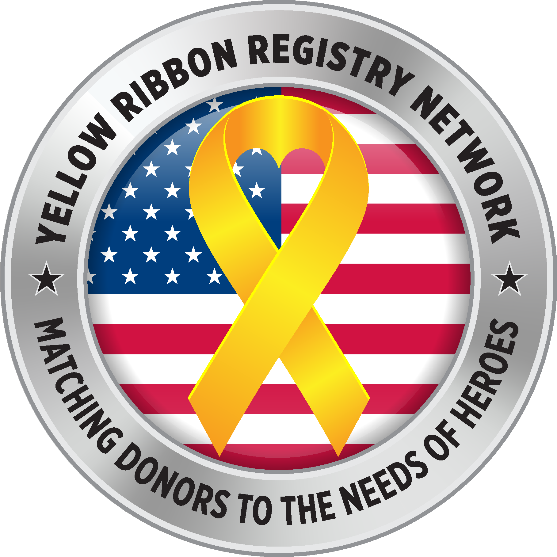 Yellow Ribbon Registry Network Logo Vector Logo